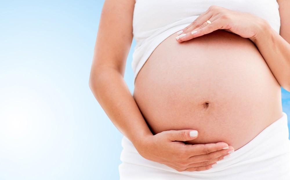 pregnant stock image